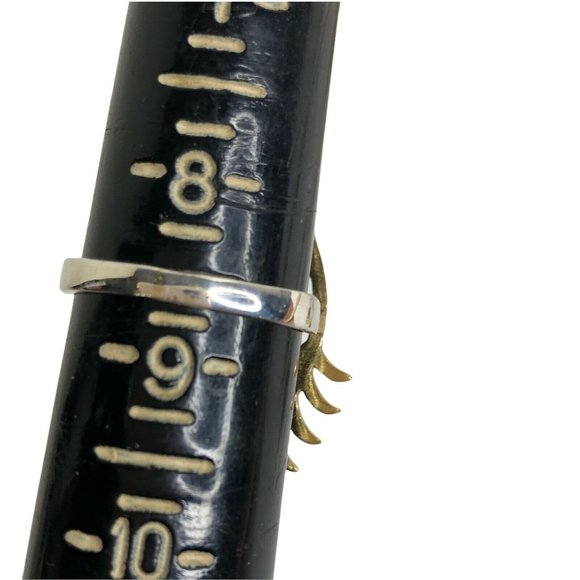 Turkish Handmade Hamsa 925 Silver Green CZ Stone Womens Earring And Ring Set New - Picture 5 of 7